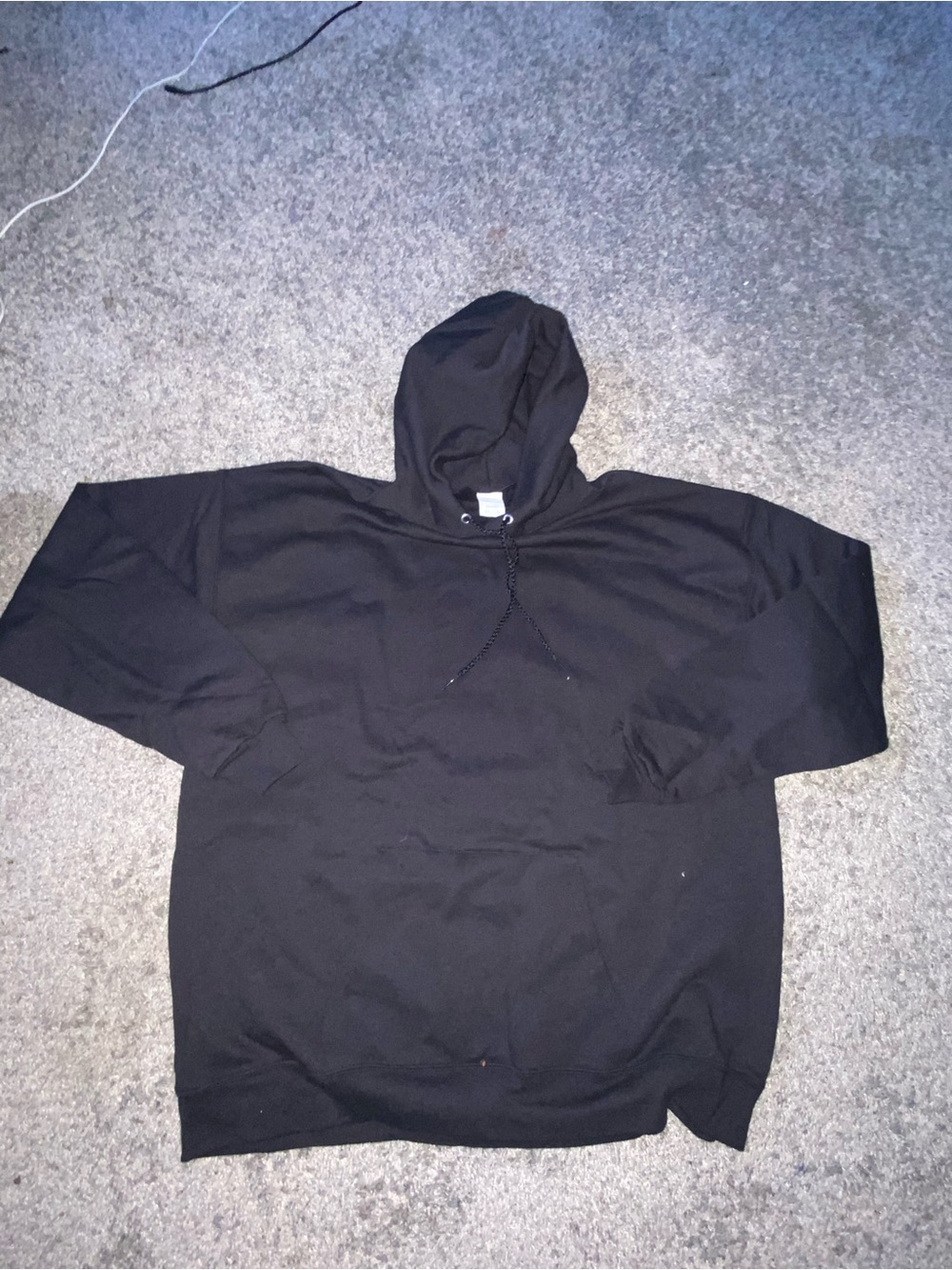 Hanes Men's Black Pullover Hoodie